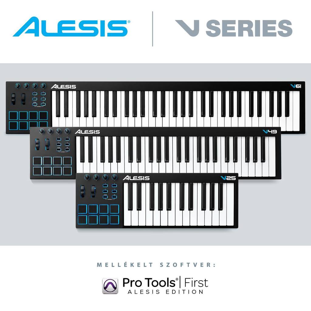 Megújult professzionális szoftvercsomag Alesis MIDI billentyűzetekhez! 
