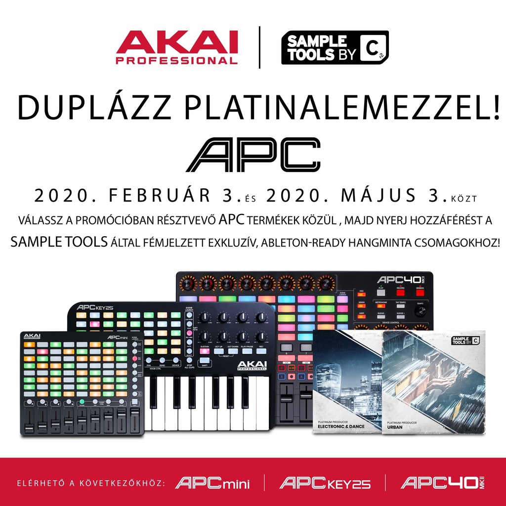 Akai Pro APC és Sample Tools promóció 